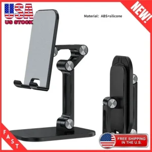 Foldable Desk Phone Stand Adjustable Tablet Holder for iPhone iPad